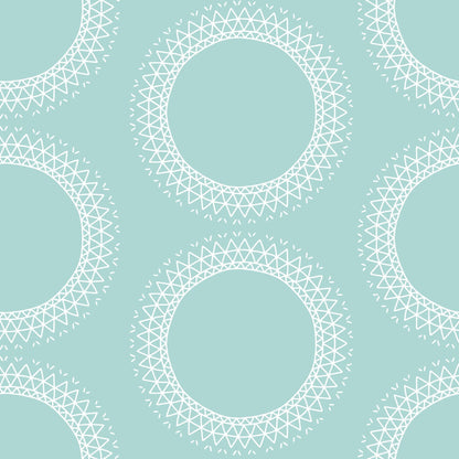 Mint Mandala Pattern Vinyl Furniture Wrap