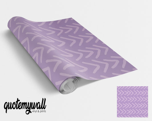 Purple Arrows Pattern Vinyl Furniture Wrap