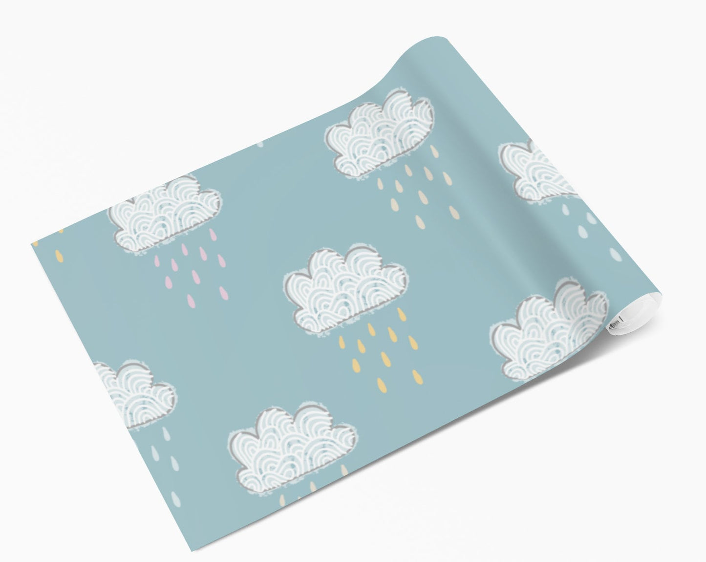 Rain Clouds Pattern Vinyl Furniture Wrap