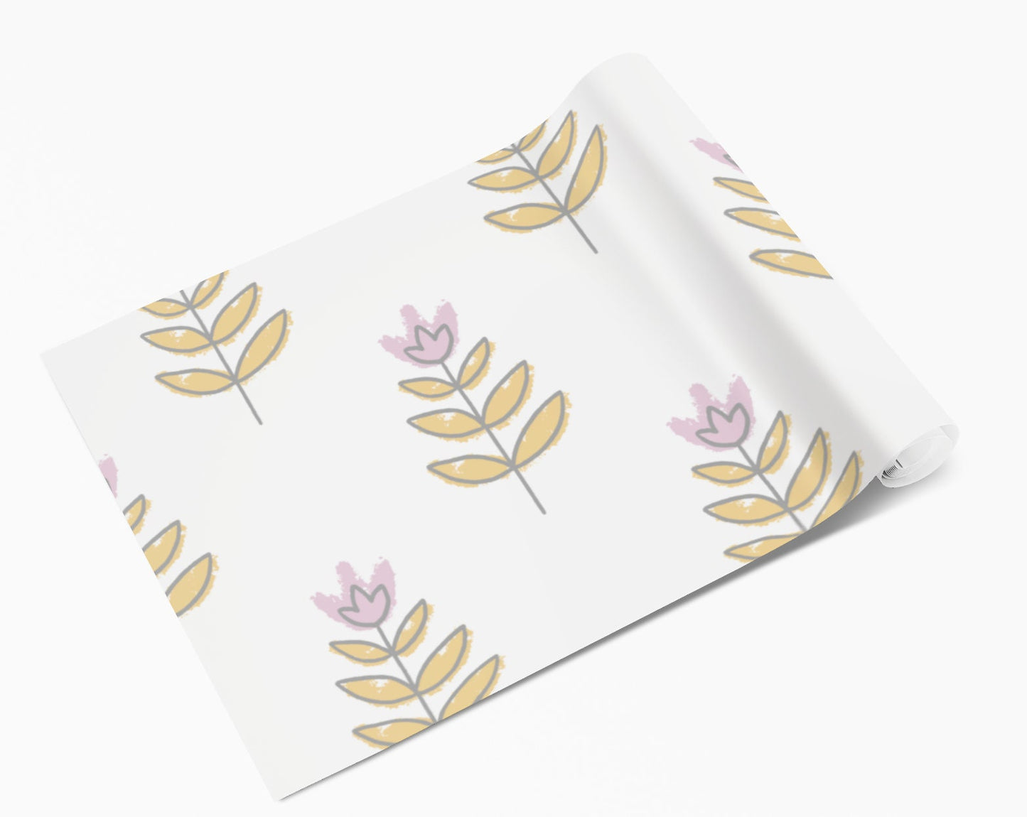 Ash Leaf Hand Drawn Pattern Vinyl Wrap