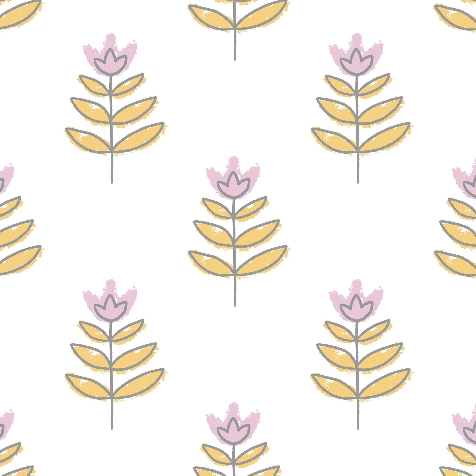 Ash Leaf Hand Drawn Pattern Vinyl Wrap