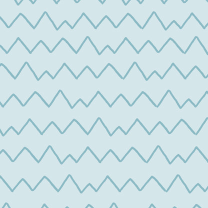 Blue Zigzag Pattern Vinyl Wrap