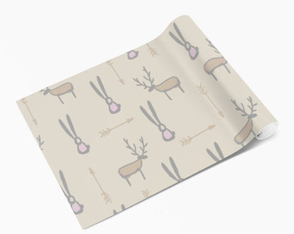 Deer, Bunny & Arrows Pattern Vinyl Wrap