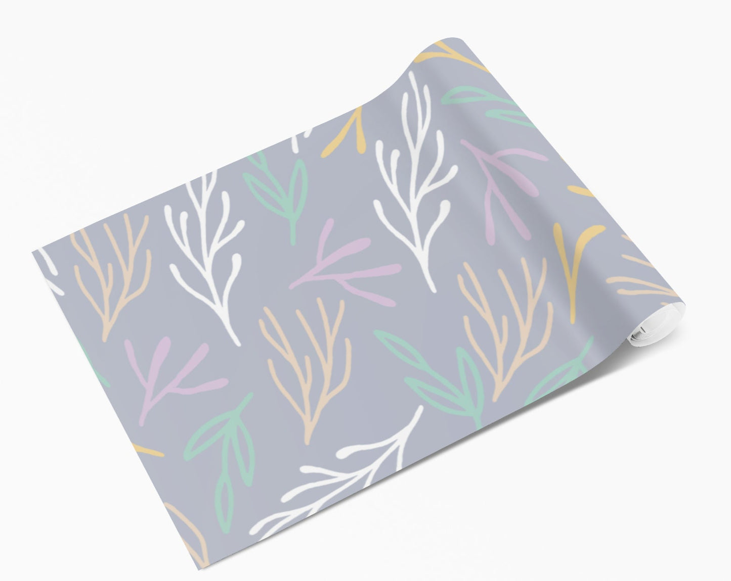 Purple Floral Pattern Vinyl Wrap