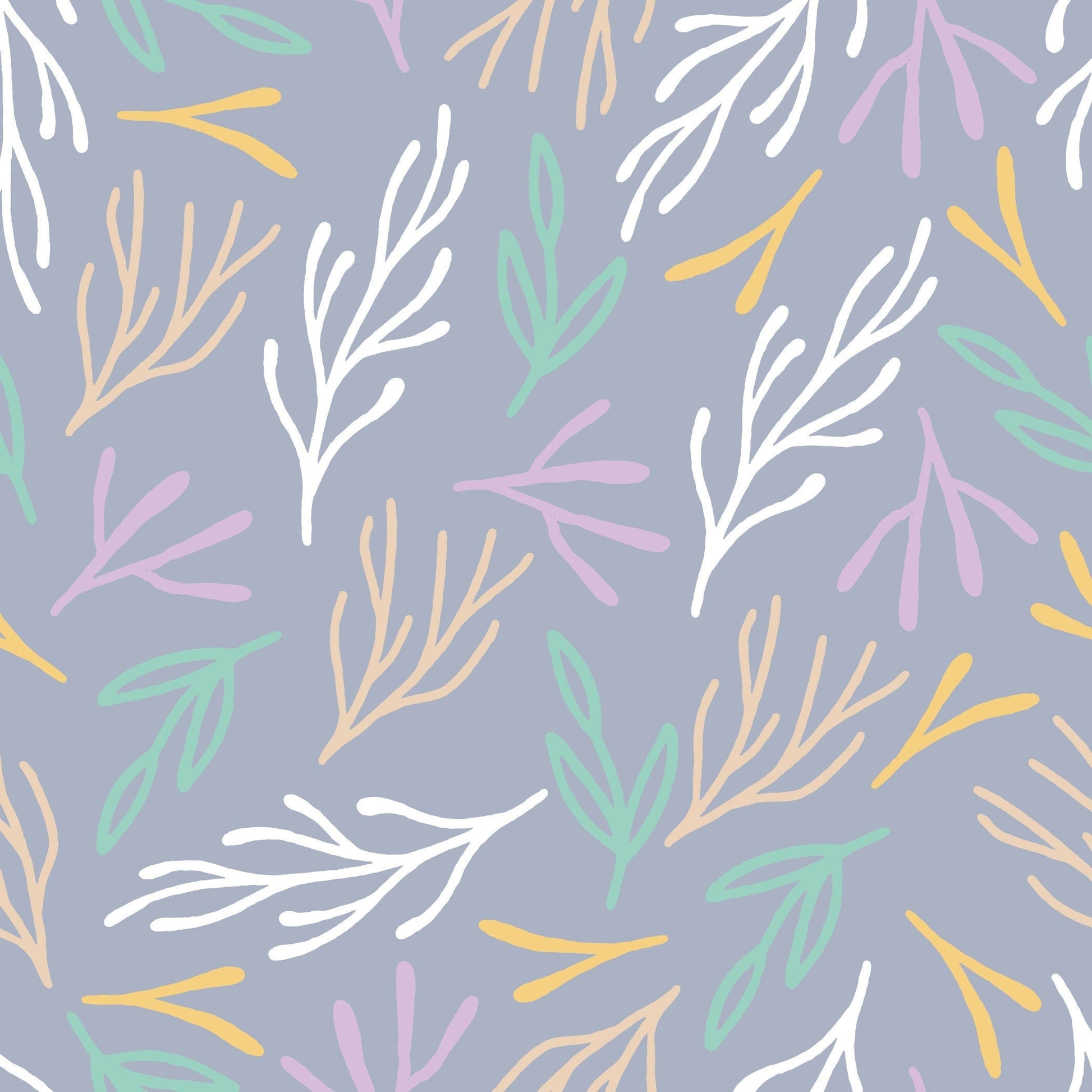 Purple Floral Pattern Vinyl Wrap