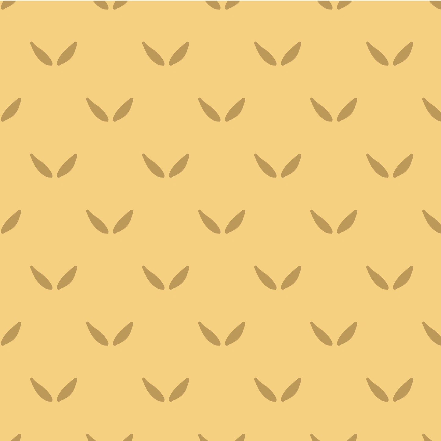 Orange Leaf Pattern Vinyl Wrap