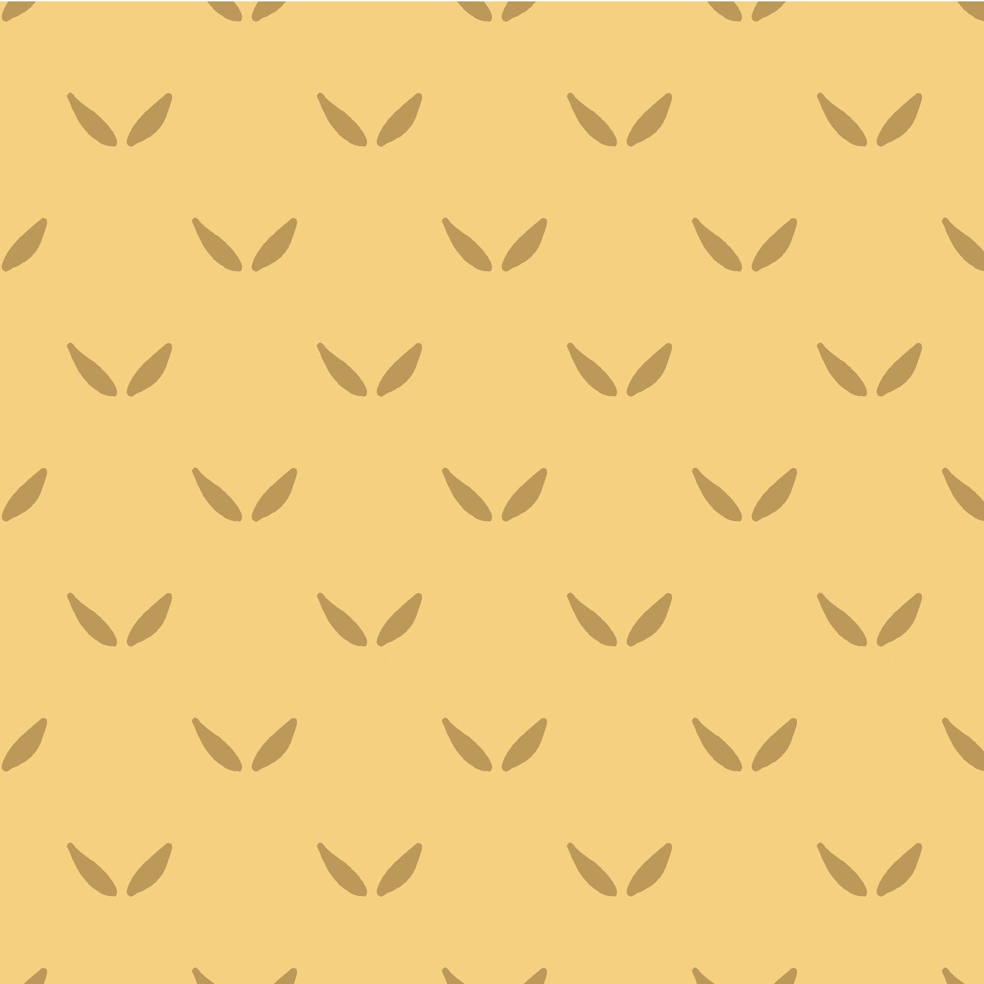 Orange Leaf Pattern Vinyl Wrap