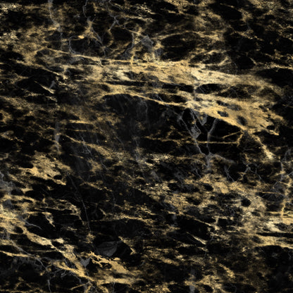 Black & Gold Calacatta Marble Vinyl Wrap