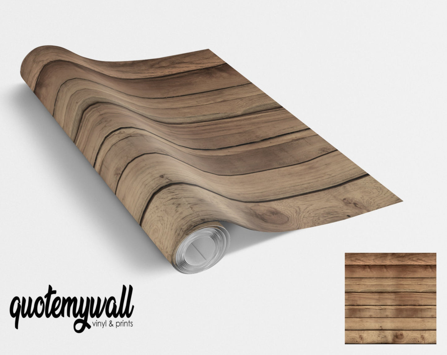 Clean Oak Wood Pattern Vinyl Furniture Wrap