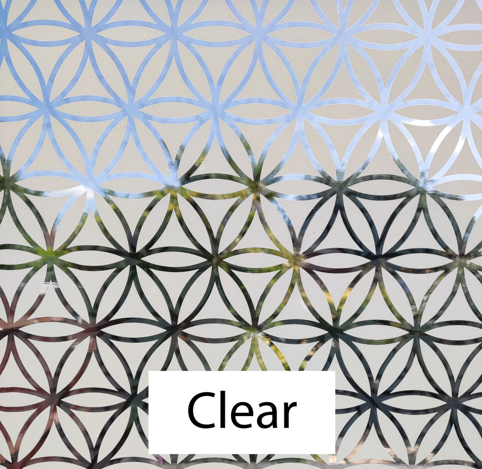 Window Privacy Pattern Geometric Decorative Pattern Window PrIvacy Film Frosted Privacy Glass