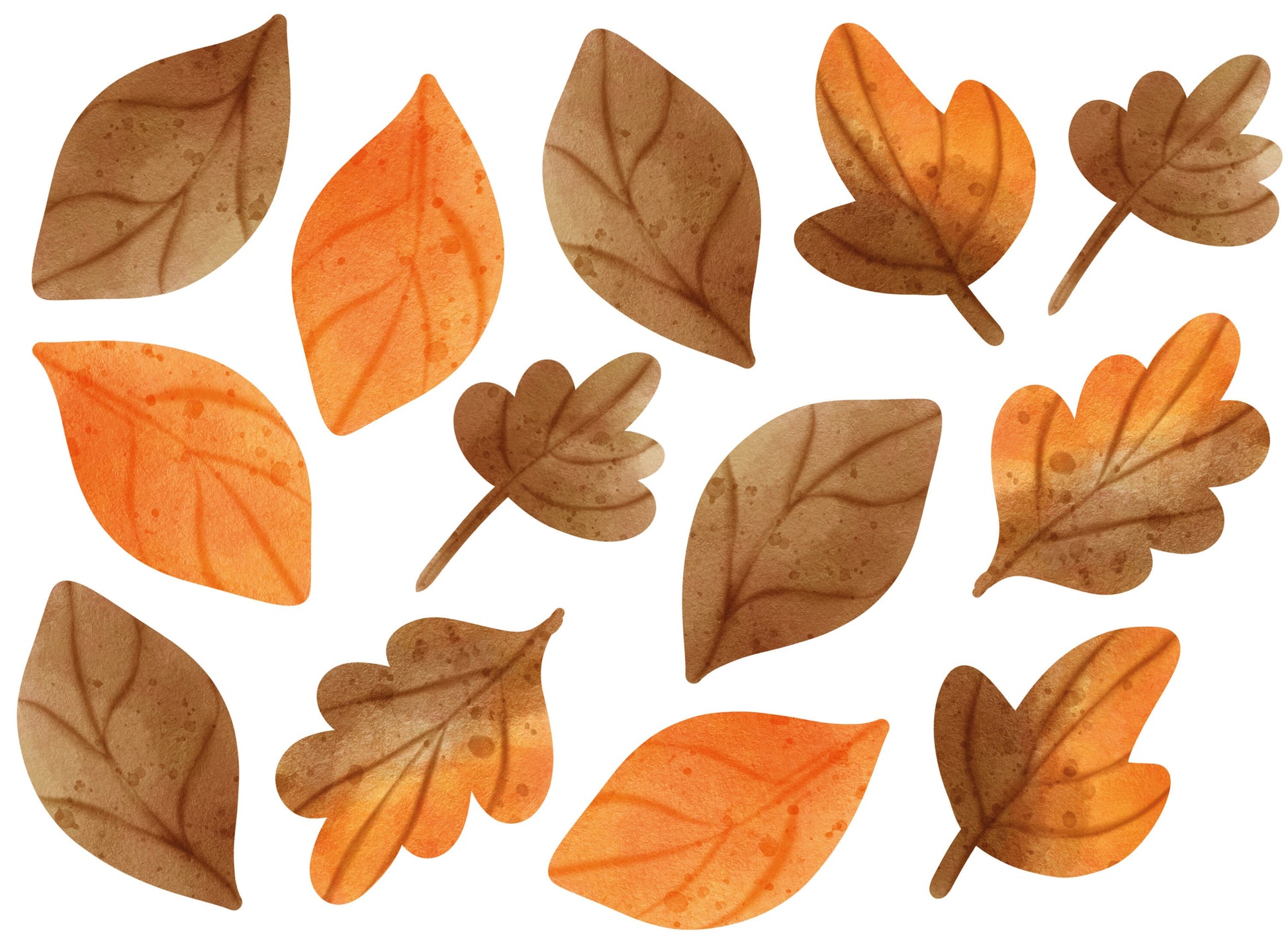 Autumnal Leaves Window Stickers, Halloween Window Stickers, Autumn Decor, Autumn Decorations, Falling Leaf Leaves Stickers