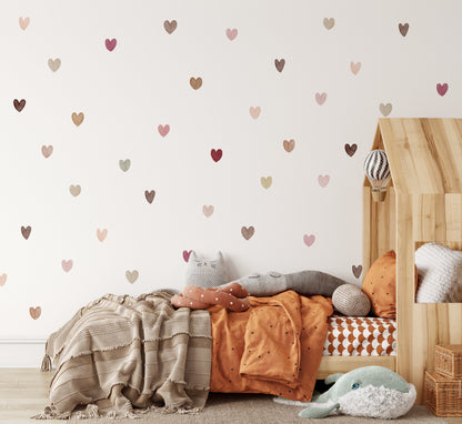 Boho Chic Heart Wall Stickers For Kids Rooms Nursery Decals Bedroom Stickers
