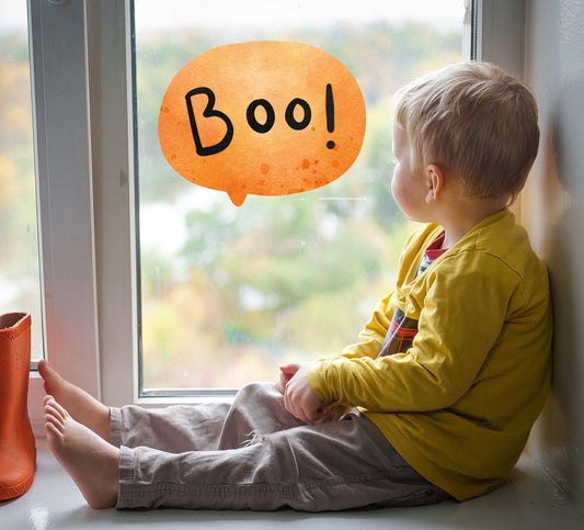 Boo! Halloween Window Decal Sticker For Kids Childrens Halloween Decorations