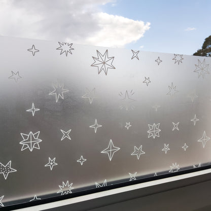 Falling Snowflakes Christmas Window Privacy Film Sticker Decoration