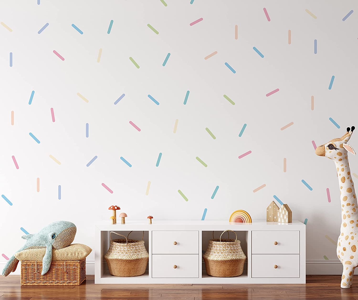 Confetti Wall Stickers, Sprinkles Wall Stickers, Wall Stickers For Children's Rooms, Wall Decals For Nursery, Nursery Wall Stickers