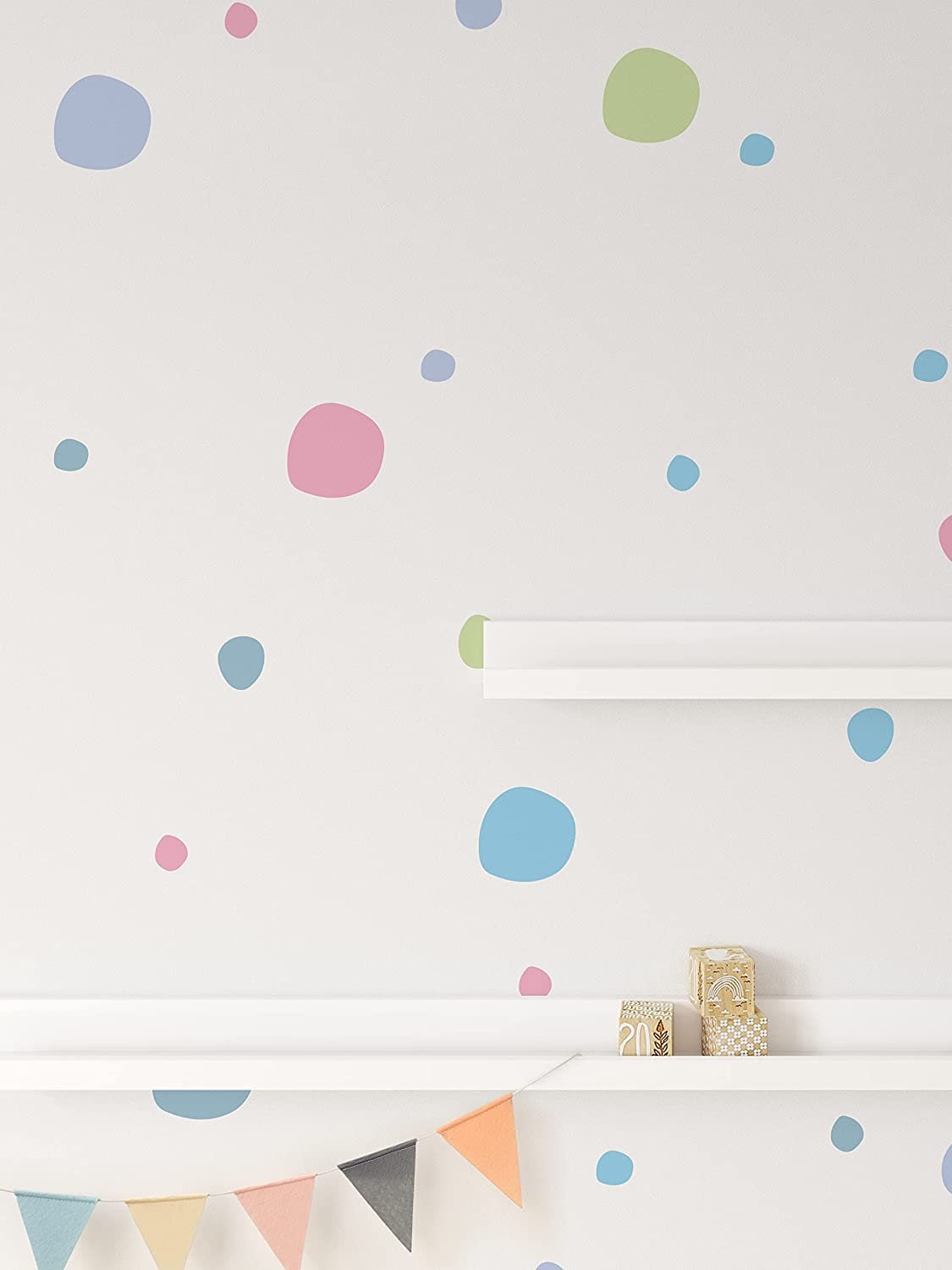 Beautiful Pastel Wall Stickers Decal For Children's Bedrooms Girls Pastel Wall Decor