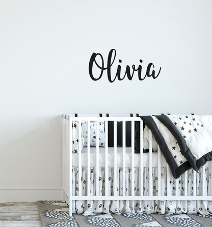 Personalised Name Wall Sticker Decal For Kids Rooms Nursery Childrens Bedroom Customised Wall Art
