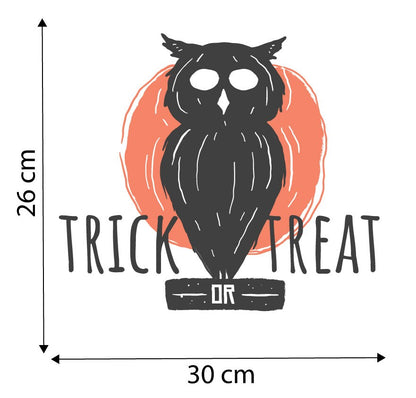 Trick Or Treat Halloween Window Sticker Decal Removable Halloween Decoration For Windows Home Office Shopfront