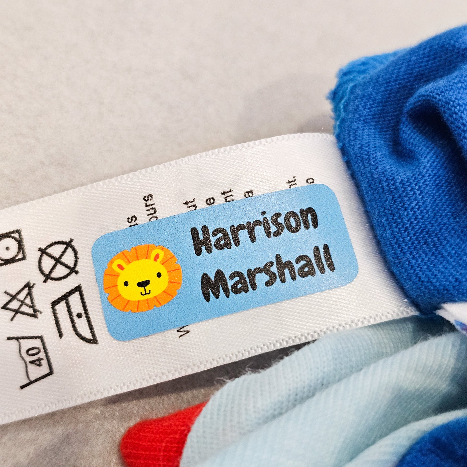 36 Clothing Labels For School Stick On no Iron Name Tags Personalised Labels For Kids Children