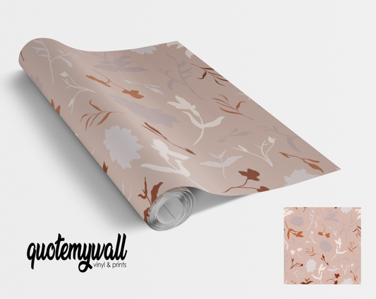 Rustic Dark Autumn Leaves Vinyl Furniture Wrap