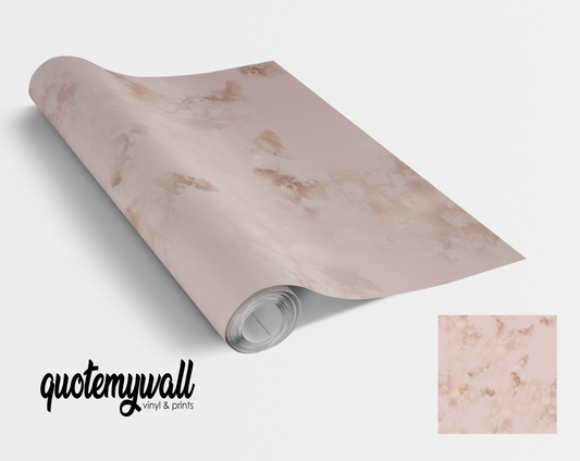 Baby Pink Marble Self Adhesive Vinyl