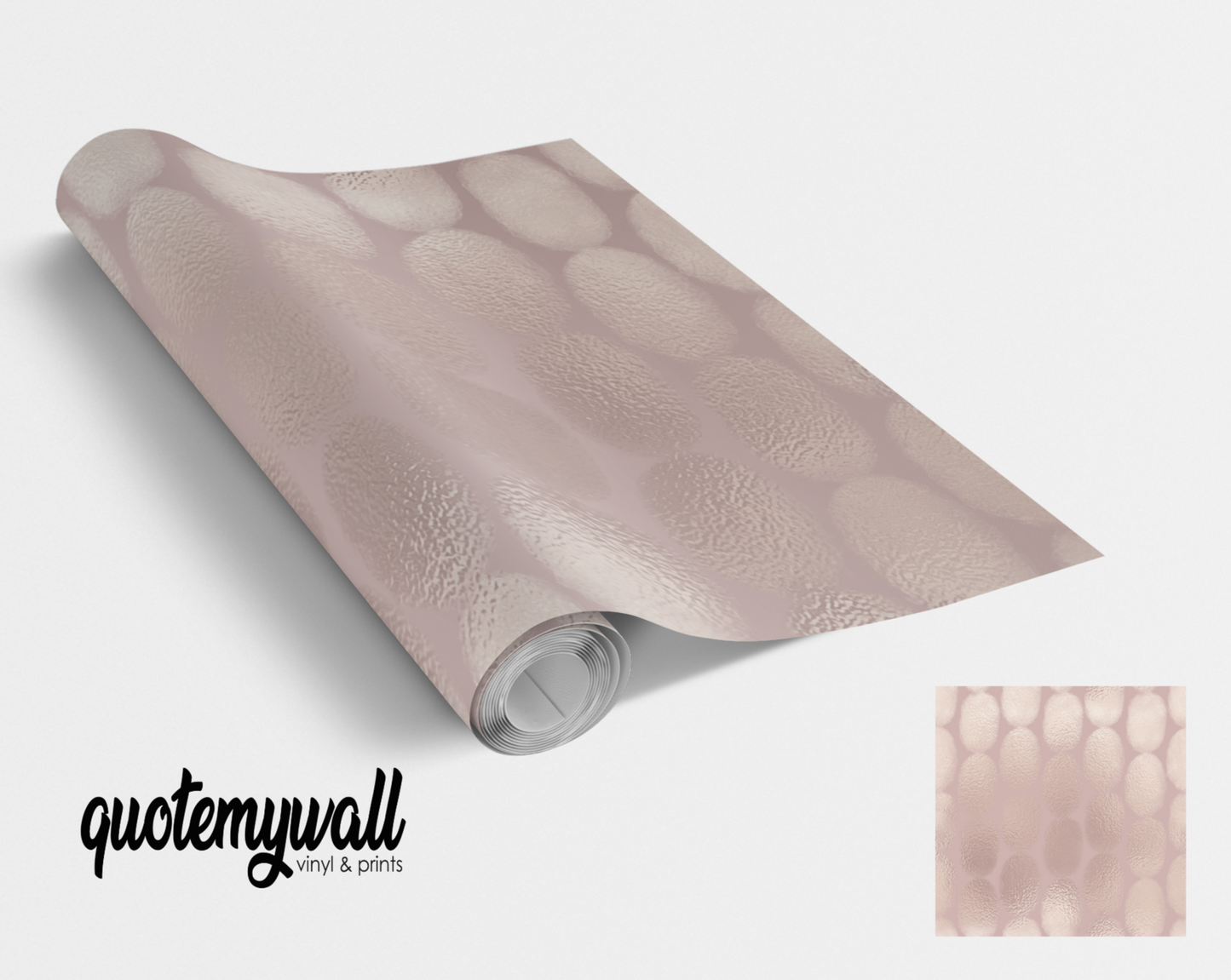 Blush Pink Foil Effect Self Adhesive Vinyl