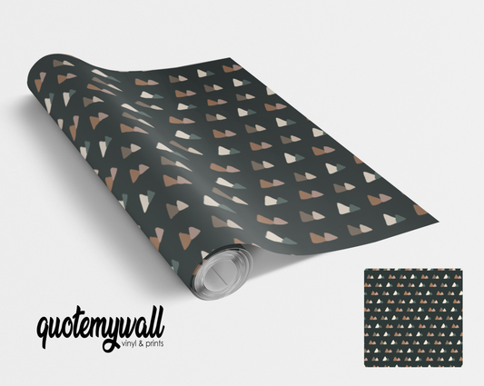 Micro Mountain Triangles Vinyl Furniture Wrap