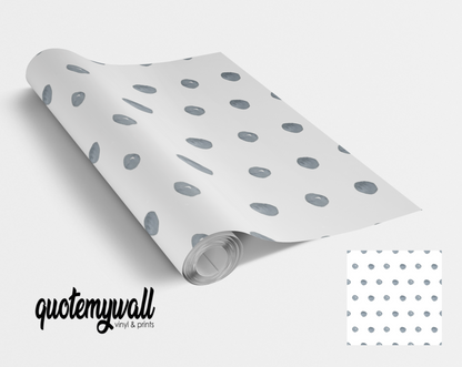 Grey Dotty Spots Self Adhesive Vinyl