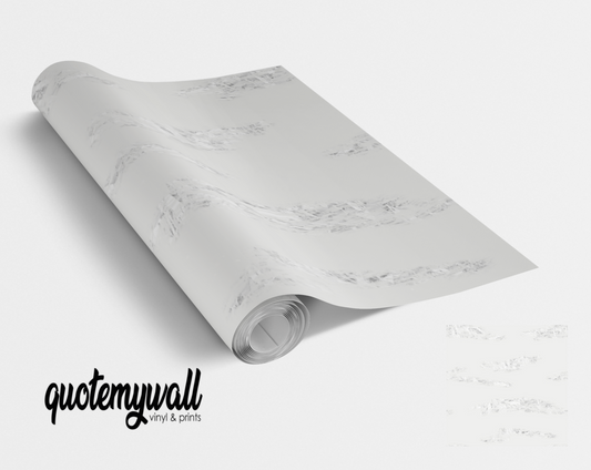 White Slate Specked Lines Self Adhesive Vinyl