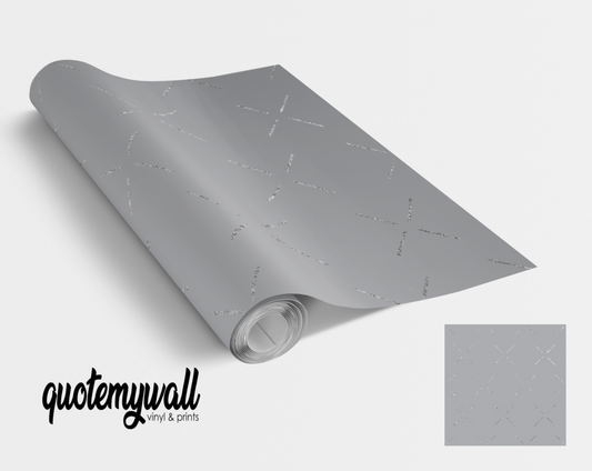 Grey Diamond Pattern Vinyl Furniture Wrap
