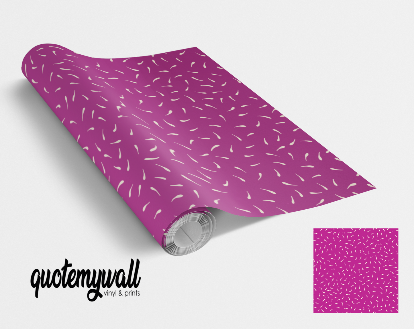 Mauve Confetti Dashes Self Adhesive Vinyl