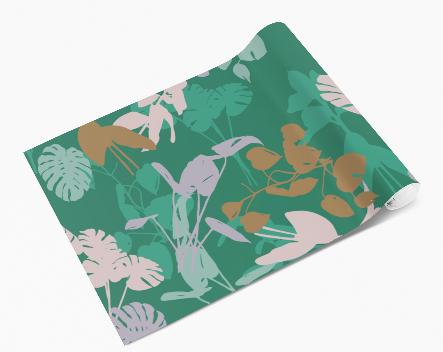 Green Forest Leaves Self Adhesive Vinyl