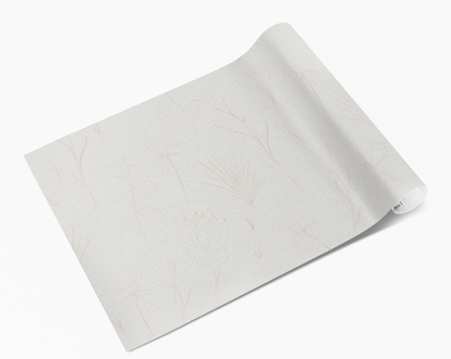 Subtle Cream Grass Wisps Self Adhesive Vinyl