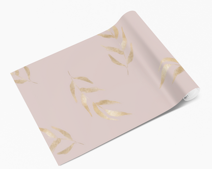 Blush Pink Gold Leaf  Self Adhesive Vinyl