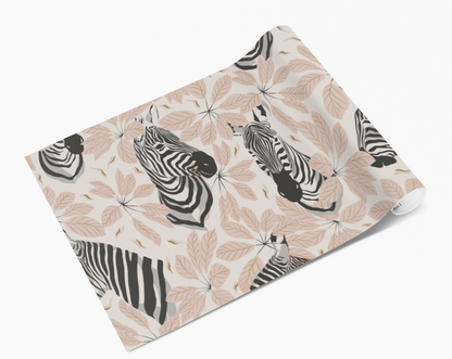 Zebra Head Safari Print  Self Adhesive Vinyl