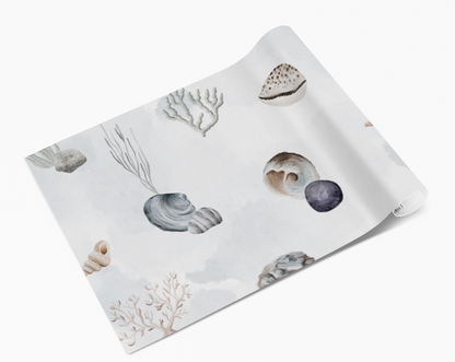 Underwater Sea Shells Coral Vinyl Furniture Sticker