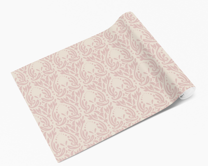 Dusty Pink Damask Pattern Self Adhesive Vinyl