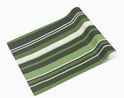 Green Gradient Linier Lines Self Adhesive Vinyl