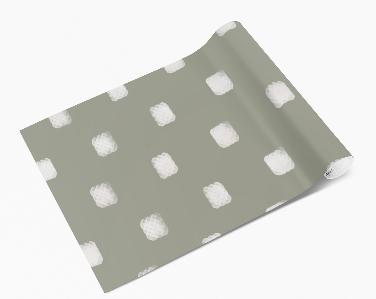 Khaki Mini Cube Squares Vinyl Furniture Sticker