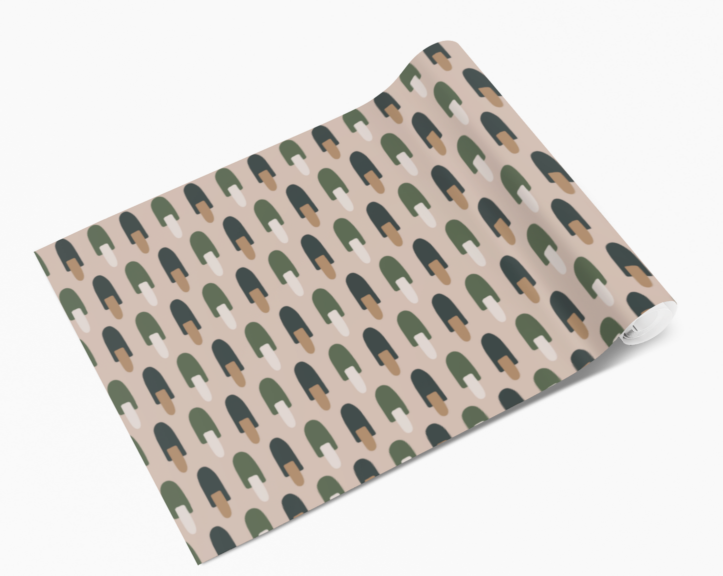 Taupe Green Mini Blob Sticks Self Adhesive Vinyl