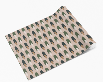 Taupe Green Mini Blob Sticks Self Adhesive Vinyl