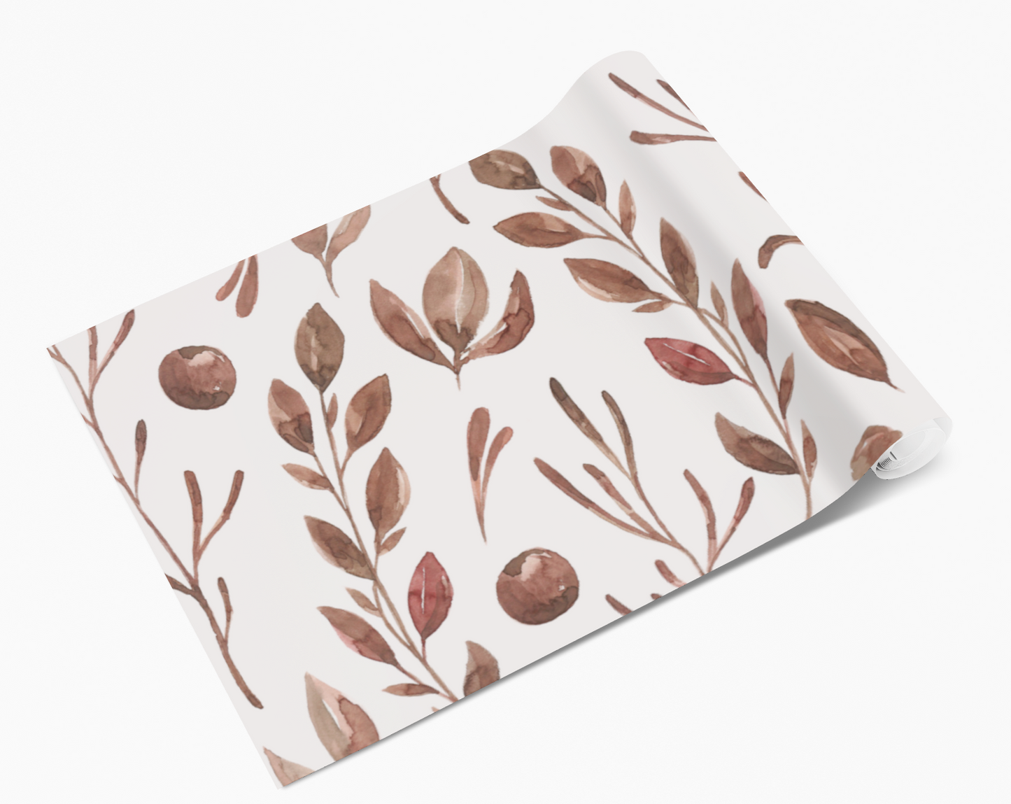 Brown Leaf Vines Self Adhesive Vinyl