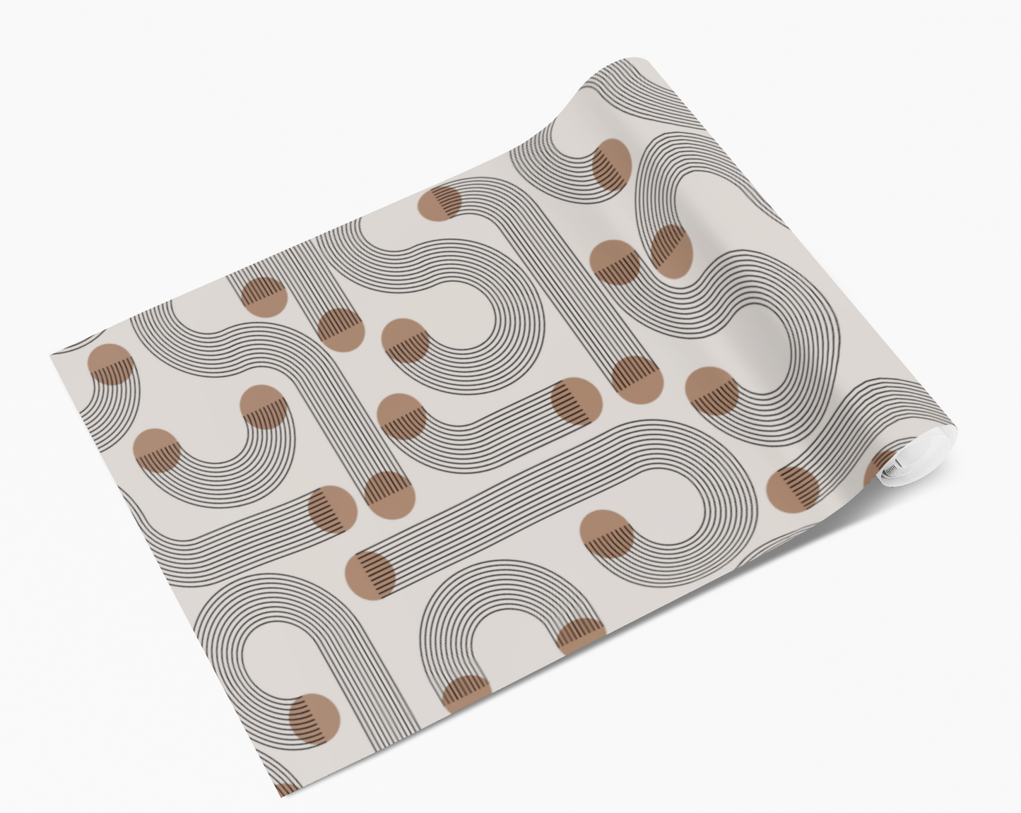 Wavy Maze Lines Self Adhesive Vinyl