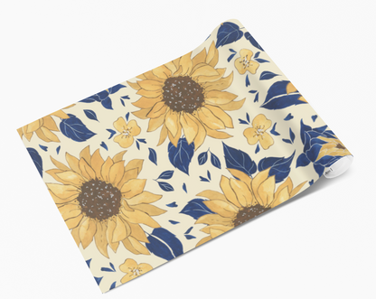 Sunflower Floral Flowers Self Adhesive Vinyl Wrap