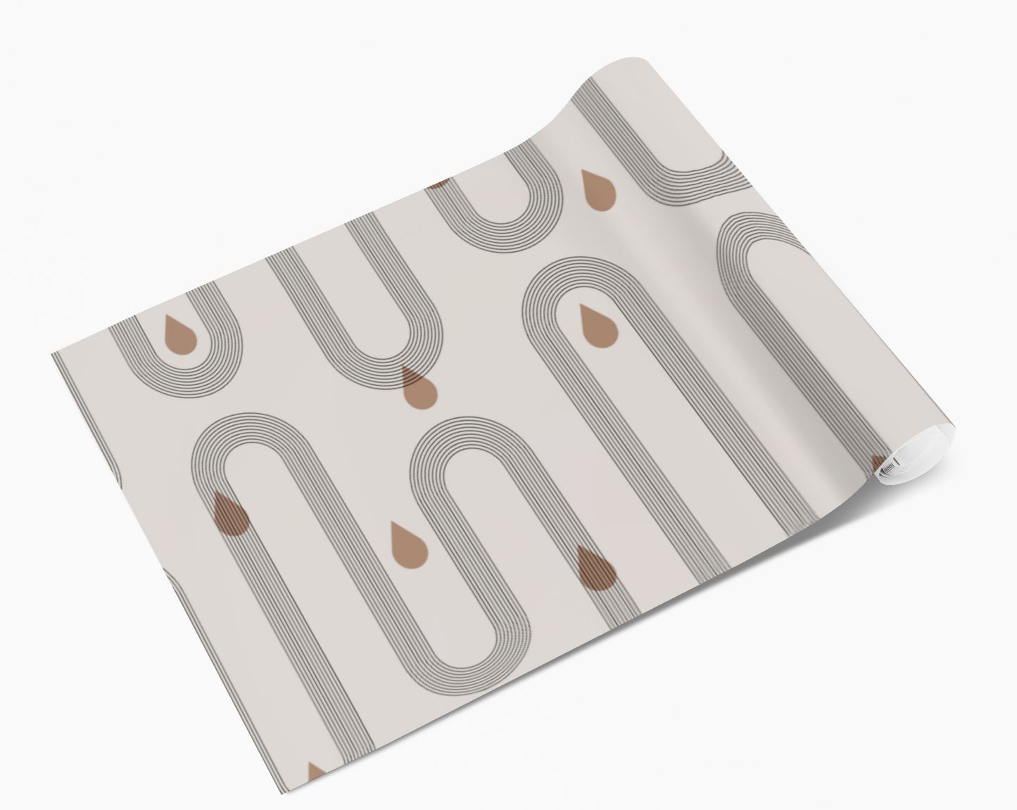 Wavy Zig Zag Teardrop Self Adhesive Vinyl