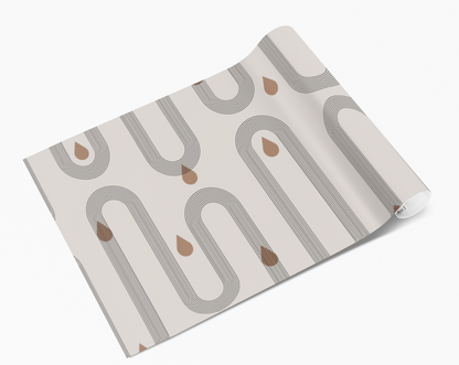 Wavy Zig Zag Teardrop Self Adhesive Vinyl