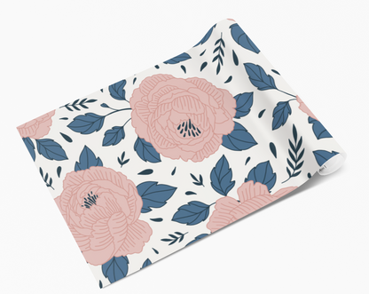 Blush Peony Floral Flower Pattern Vinyl Furniture Wrap