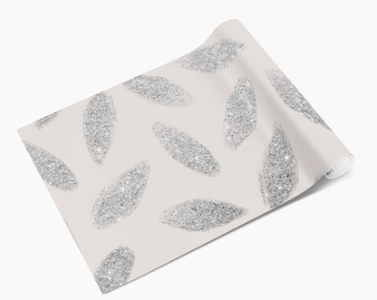Grey Airbrush Leaves Self Adhesive Vinyl