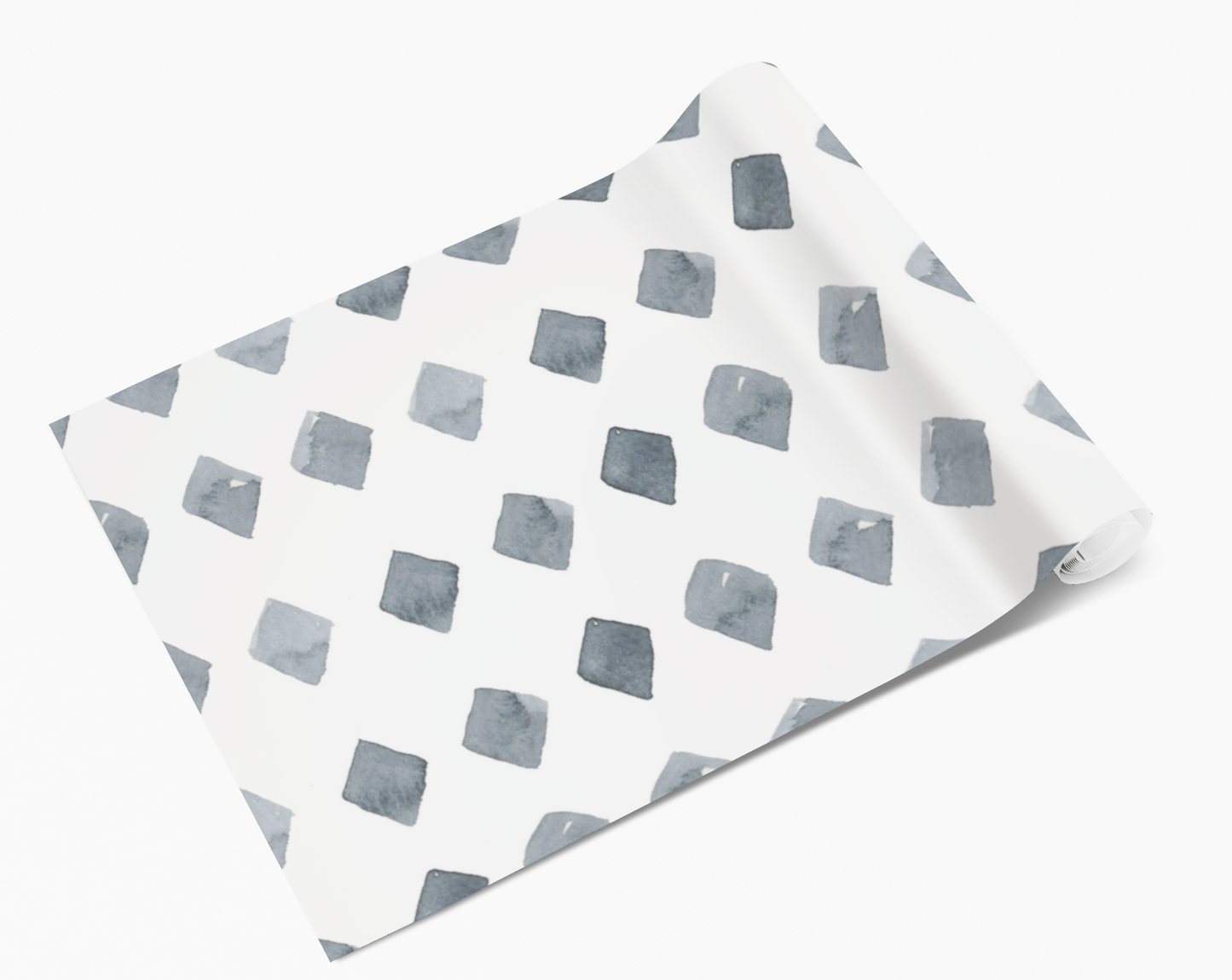 Grey Diamond Watercolour Pattern Self Adhesive Vinyl