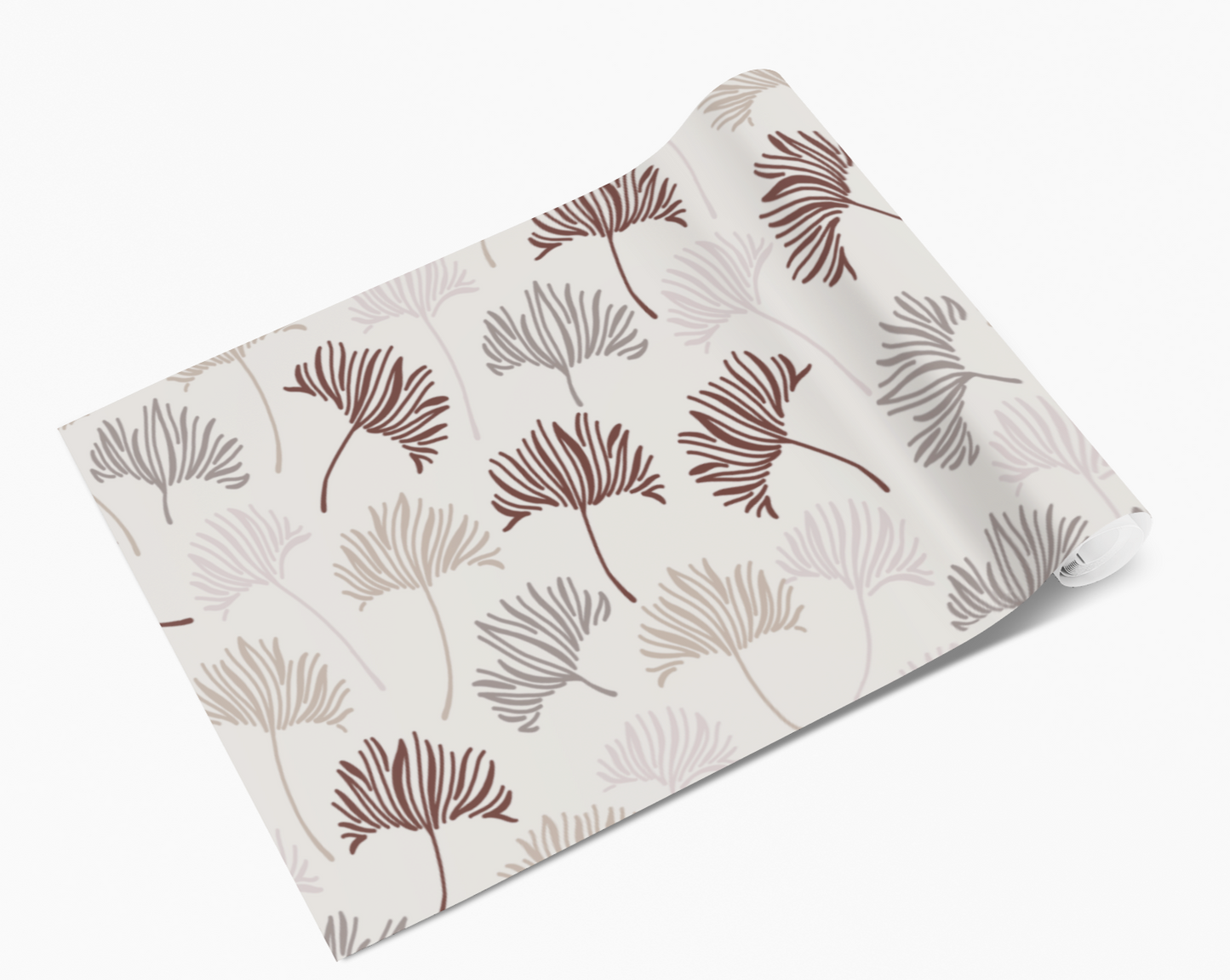 Light Brown Dandelion Blooms Self Adhesive Vinyl